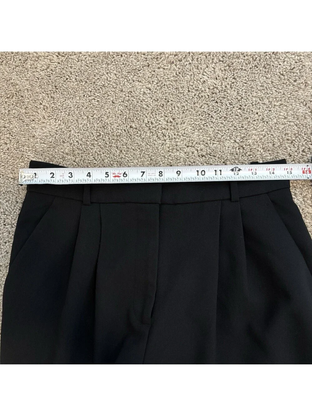 Abercrombie Curve Love A&F Sloane Tailored Wide Leg Pant Size 29 Long Office EUC - Picture 5 of 6